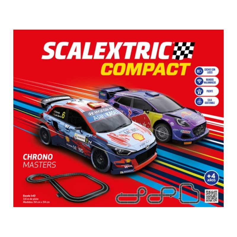 CIRCUITO COMPACT CHRONO MASTERS - SCALEXTRIC C10467S500