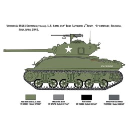 CARRO DE COMBATE M-4 A1 76 mm SHERMAN & Infanteria U.S. Army -Escala 1/35- Italeri 6568