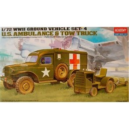 US AMBULANCIA  Y TRACTOR - ESCALA 1/72 - ACADEMY 13403