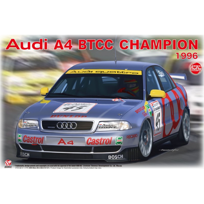 Audi A4 World Champion BTCC 1996 -Escala 1/24- NUNU-Beemax PN24035