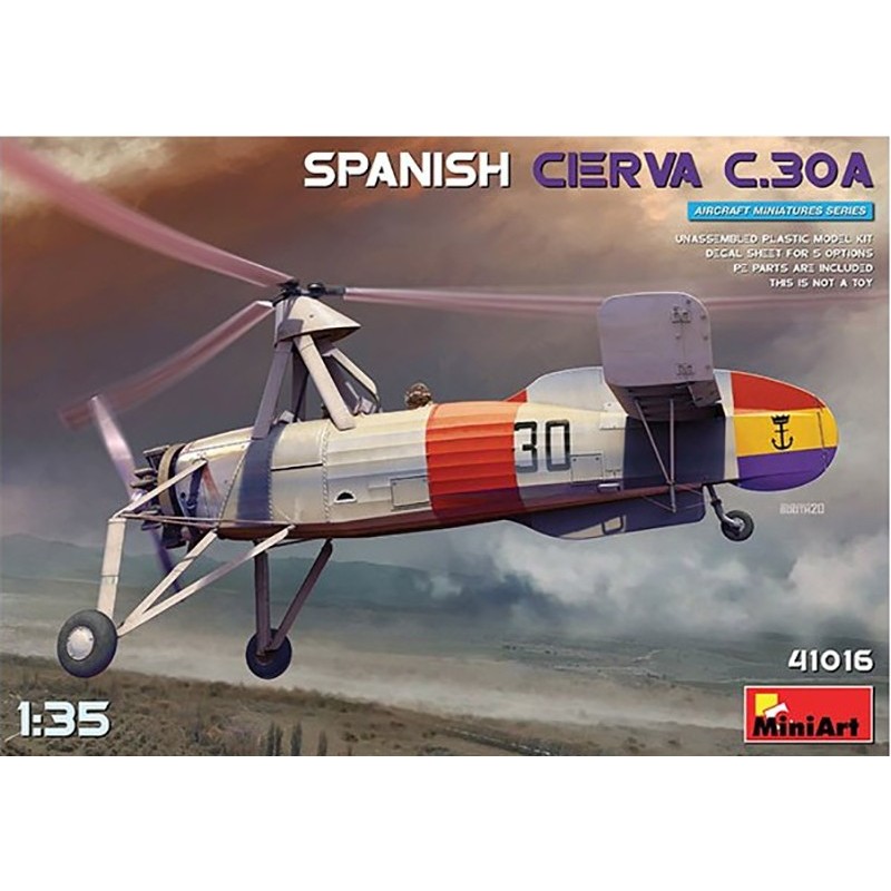 AVRO CIERVA C.30 A (España) -Escala 1/35- MiniArt 41016