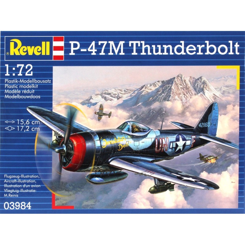 REPUBLIC P-47M THUNDERBOLT - ESCALA 1/72 - REVELL 03984