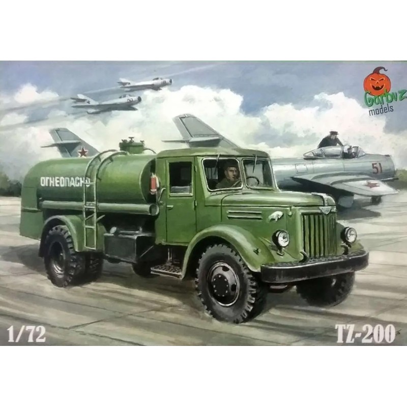 CAMION CUBA COMBUSTIBLE (AEROPUERTO) -Escala 1/72- Garbuz Models 7202