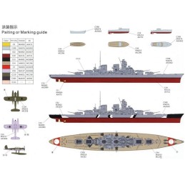 ACORAZADO ALEMAN Clase H HUTTEN -Escala 1/700- Veri Fire VRF700906