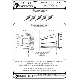 SONDA ANGULO DE ATAQUE U.S. TYPE -Escala 1/32- Master Model AM-32-101