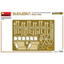 VEHICULO BLINDADO Sd.Kfz.234/1 Schwerer Panzerspahwagen (EARLY) INTERIOR KIT -Escala 1/35- MiniArt 35410