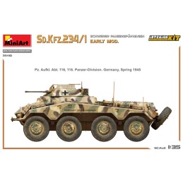 VEHICULO BLINDADO Sd.Kfz.234/1 Schwerer Panzerspahwagen (EARLY) INTERIOR KIT -Escala 1/35- MiniArt 35410