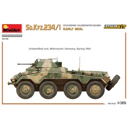 VEHICULO BLINDADO Sd.Kfz.234/1 Schwerer Panzerspahwagen (EARLY) INTERIOR KIT -Escala 1/35- MiniArt 35410