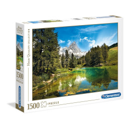 PUZZLE 1500 PZAS BLUE LAKE - CLEMENTONI 31680 (84,3x59,2cms)