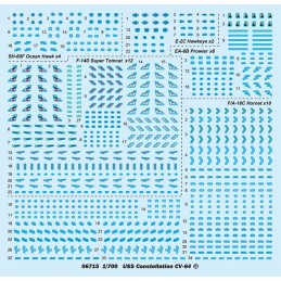 PORTAAVIONES U.S.S. CONSTELLATION CV-64 -Escala 1/700- Trumpeter 06715