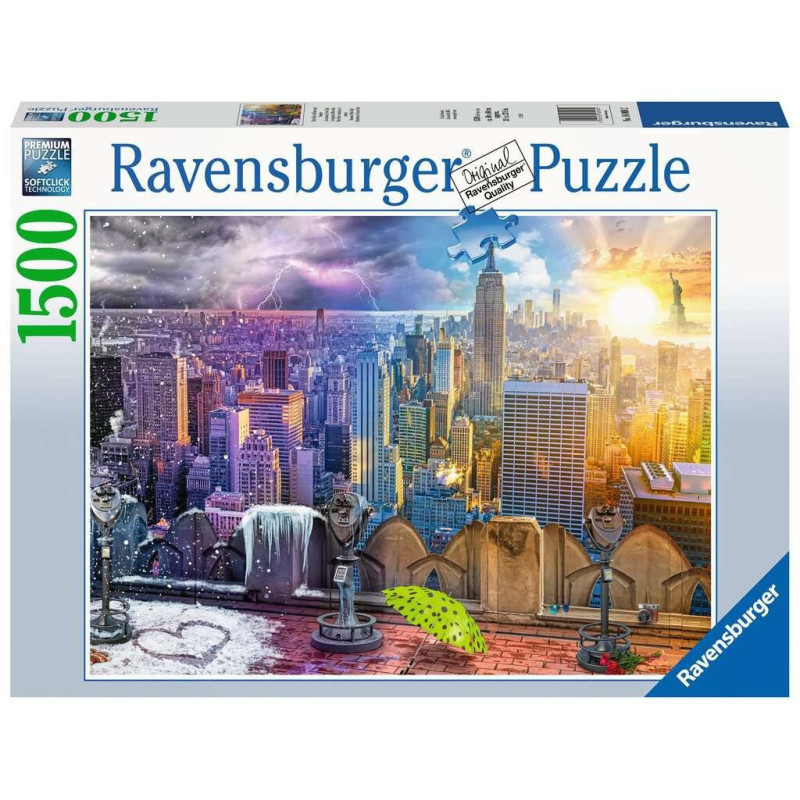 PUZZLE 1500 Pzas. ESTACIONES DE NUEVA YORK - Ravensburguer 16008