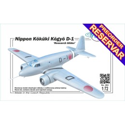 NIPPON KOKULI KOGYO D-1 "Research Glider" -Escala 1/48- Planet Model PTL284