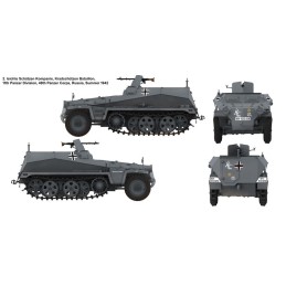 TRANSPORTE DE TROPAS Sd.Kfz. 250/1 Ausf. A -Escala 1/16- Das Werk 16018