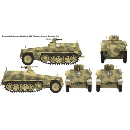 TRANSPORTE DE TROPAS Sd.Kfz. 250/1 Ausf. A -Escala 1/16- Das Werk 16018