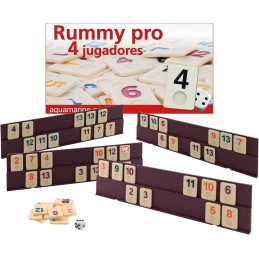 RUMMY PRO 4 JUGADORES - AQUAMARINE GAMES DO005