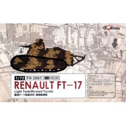 CARRO DE COMBATE RENAULT FT-17 (Berliet) Dual combo -Escala 1/72- FlyHawk FH3001