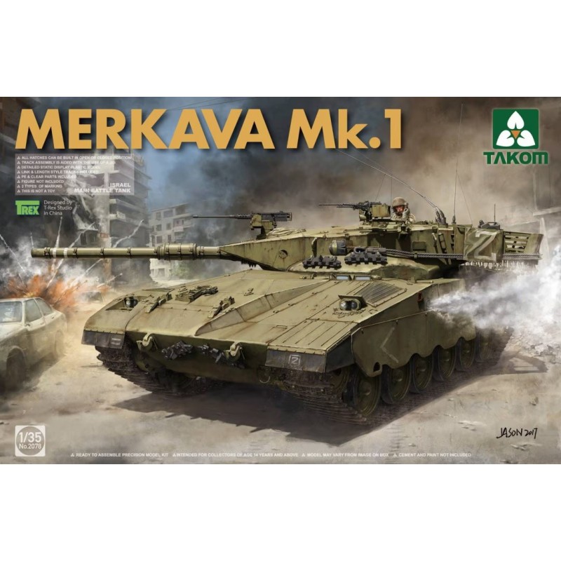 CARRO DE COMBATE MERKAVA MK.1 -Escala 1/35- Takom 2078