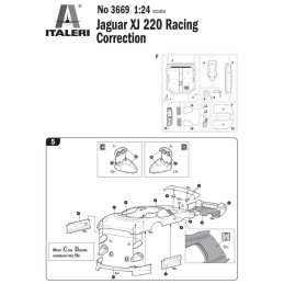 JAGUAR XJ220 RACING -Escala 1/24- Italeri 3669
