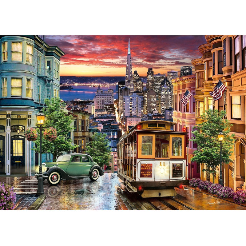 PUZZLE 3000 pzs SAN FRANCISCO - CLENTONI 33547