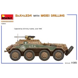 VEHICULO BLINDADO Sd.Kfz.234/2 & MG151 Drilling (Interiores) -Escala 1/35- MiniArt 40014