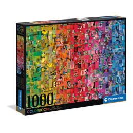 PUZZLE 1000 PZAS COLLAGE COLORBOOM COLLECTION - CLEMENTONI 39595