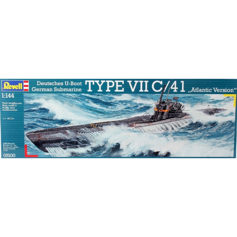 SUBMARINO U-Boot TYPE VII C/41 -Escala 1/144- Revell 05100