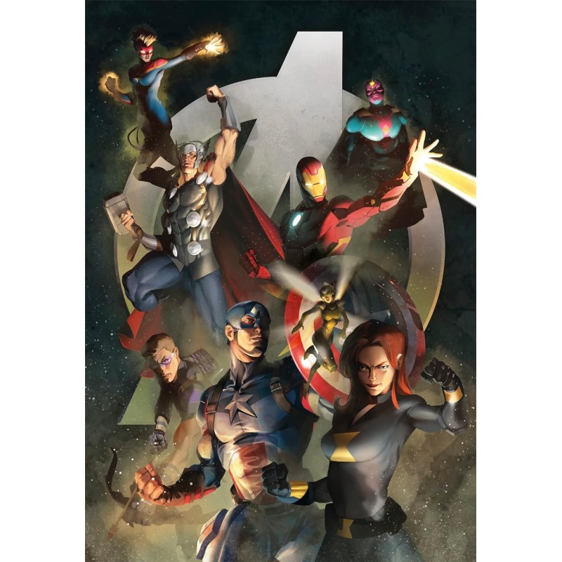 PUZZLE 1000 Pzas 100 Aniversario DISNEY VENGADORES MARVEL Avengers - Clementoni 39721