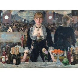 PUZZLE 1000 Pzas EL BAR DEL FOLIES-BERGERE, Edouard Manet - CLEMENTONI 39661