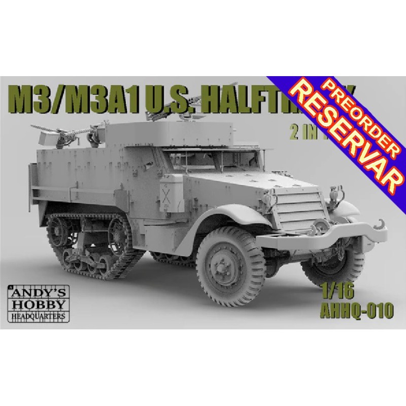 SEMIORUGA M-3 / M-3A1 U.S. Halftrack -Escala 1/16- Andy HHQ-010