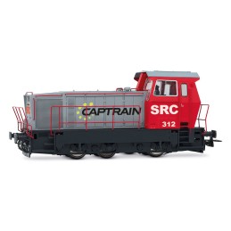 LOCOMOTORA DIESEL MANIOBRAS 312 SRC-CAPTRAIN - DIGITAL CON SONIDO - ESCALA H0 - ELECTROTREN HE2029S