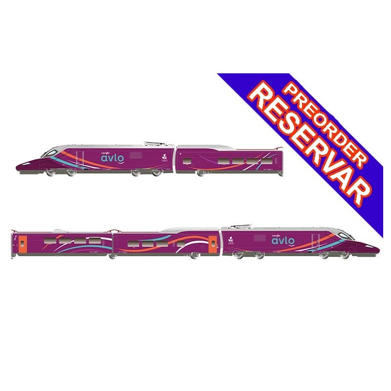 TREN AVLO DE RENFE - DIGITAL - ESCALA H0 - ELECTROTREN HE2031D