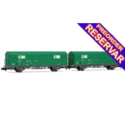 CONJUNTO 2 VAGONES RENFE JPD -TEM- ESCALA N - ARNOLD HN6703