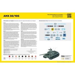 CARRO DE COMBATE AMX-30/105 -Escala 1/35- Heller 81137