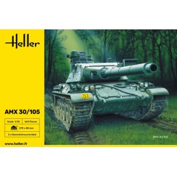 CARRO DE COMBATE AMX-30/105 -Escala 1/35- Heller 81137