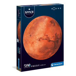 PUZZLE ROUND 500 Pzas Space Collection: MARTE - CLEMENTONI 35107