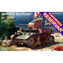 CARRO DE COMBATE M-3 STUART (JAPON) & TRIPULACION -Escala 1/35- MiniArt 35454