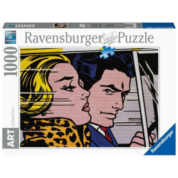 PUZZLE 1000 PZS LICHTENSTEIN IN THE CAR - RAVENSBURGER 17179