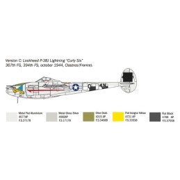 LOCKHEED P-38 J LIGHTNING "Glacier Girl" -Escala 1/48- Italeri 1446