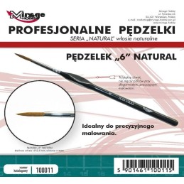 PINCEL PELO NATURAL Nº 6 - Mirage Hobby 100115