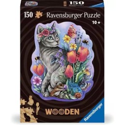 PUZZLE 150 PZAS MADERA LOVELY CAT (20x25 cms) RAVENSBURGER 12000757