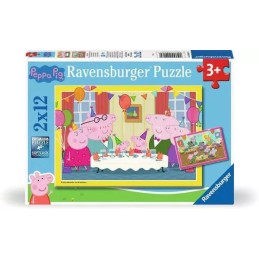 PUZZLES 2X12 PZAS PEPPA PIG - RAVENSBURGER 12004017