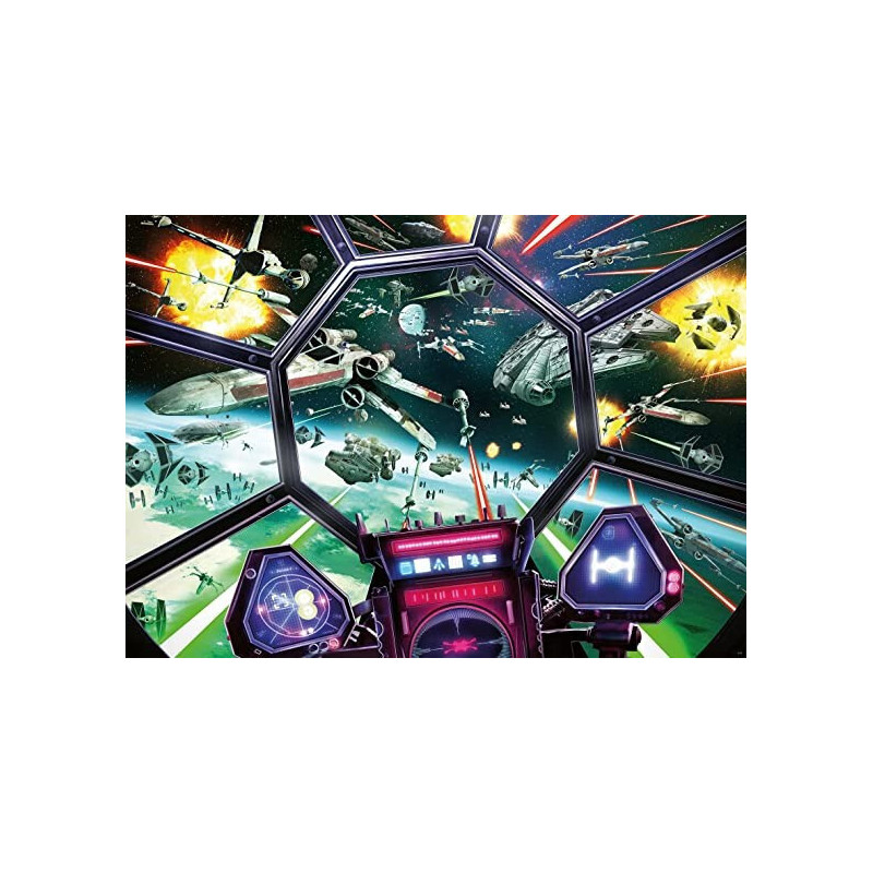 PUZZLE 1000 Pzas STAR WARS: CABINA TIE FIGHTER - Ravensburger 16920