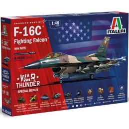 War Thunder Series: LOCKHEED - MARTIN F-16 C Fighting Falcon -Escala 1/48- Italeri 35105