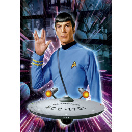 PUZZLE 500pzs HQC STAR TREK 1 CLEMENTONIC 35140