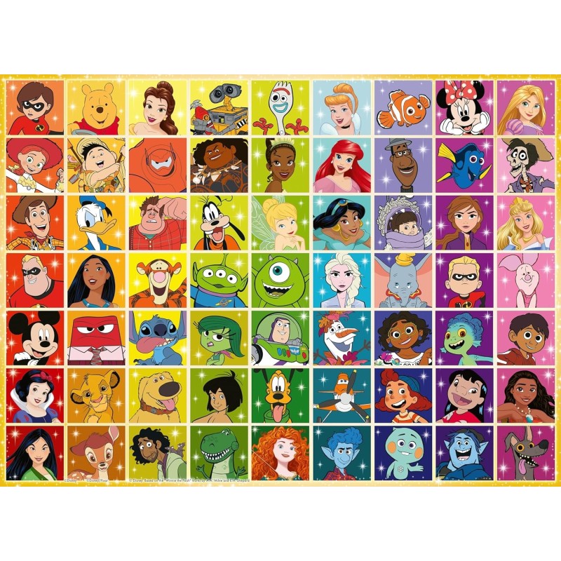 PUZZLE 100 PZAS XXL COLORES DISNEY - RAVENSBURGER 13332