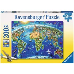 PUZZLE 200 PZAS XXL MUNDO A LA VISTA - RAVENSBURGER 12722