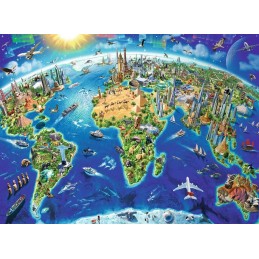 PUZZLE 200 PZAS XXL MUNDO A LA VISTA - RAVENSBURGER 12722