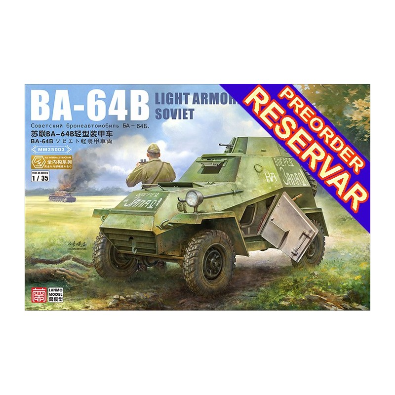 VEHICULO BLINDADO BA-64 B (Interiores) -Escala 1/35- LANMO Model MM35003