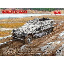 SEMIORUGA Sd.Kfz. 251/1 Ausf.B -Escala 1/35- ICM 35106