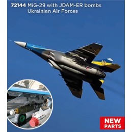 MIKOYAN GUREVICH MiG-29 FULCRUM & JDAM-ER "Ukrainian Air Forces" -Escala 1/72- ICM 72144